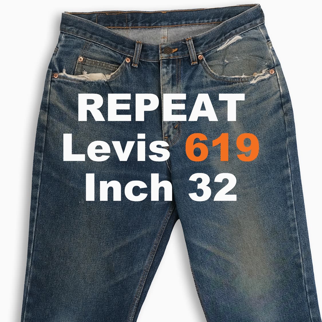 리바이스 619 오렌지탭 진청 90s 32 인치 OR6193306 상품이미지1