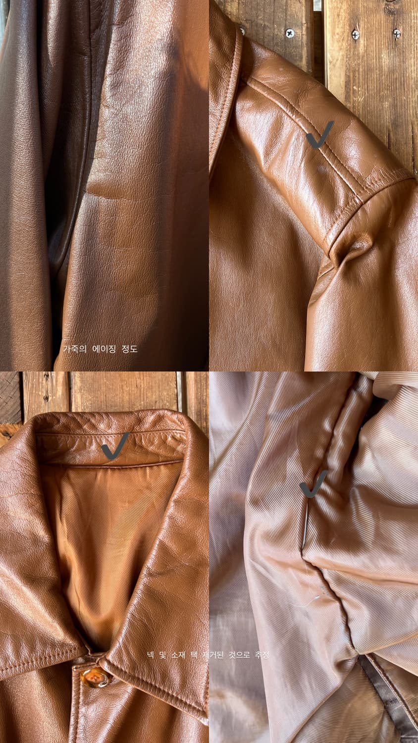 Cow Leather jacket 상품이미지7