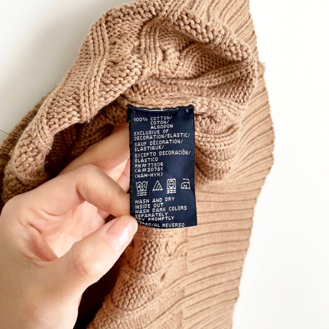 F1 타미힐피거 케이블 니트 셔츠 103-105사이즈 상품이미지5