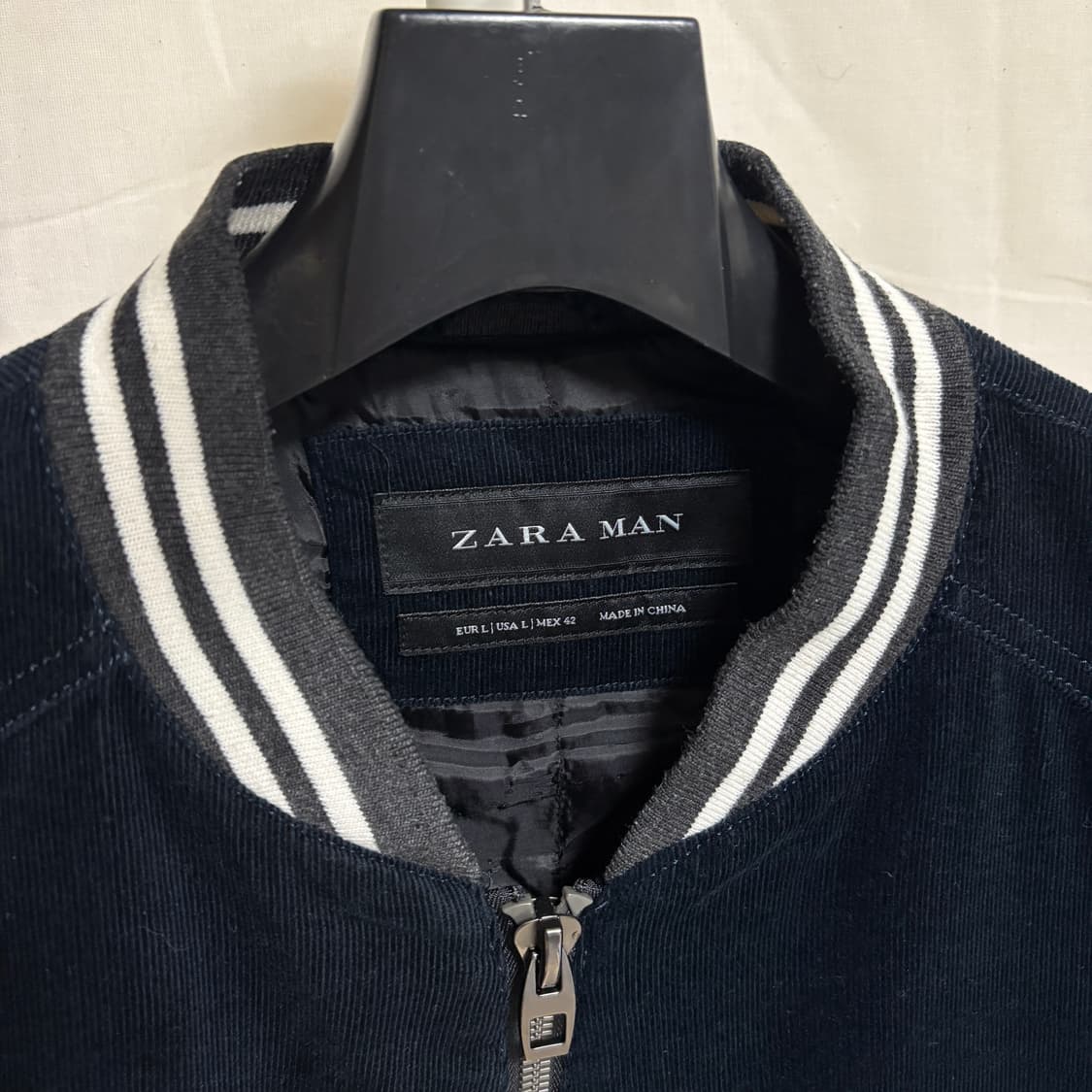 자라 코듀로이 블루종 스타디움 자켓 / 다크네이비, L 상품이미지4