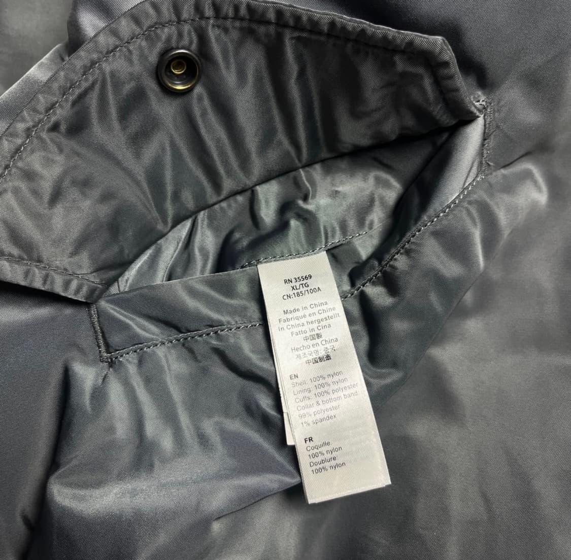 [XL] Alpha Industries Ma-1 건메탈 상품이미지4