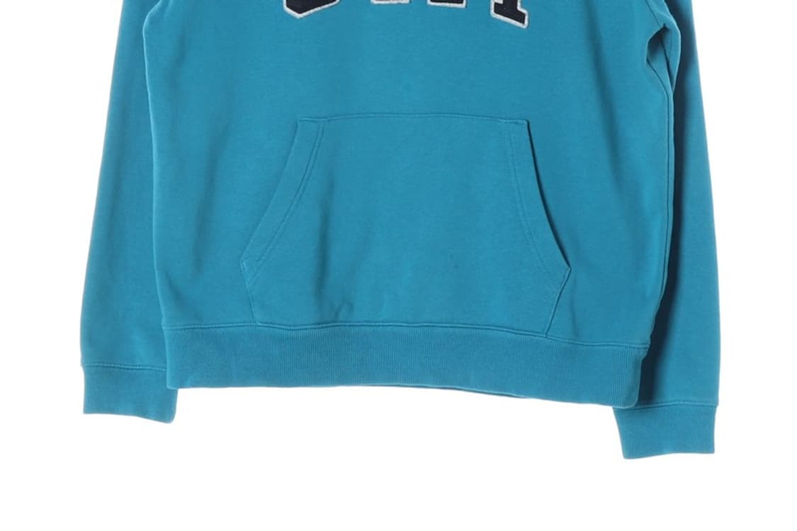 GAP 빈티지 아치 로고 후드티 청록 M 상품이미지4