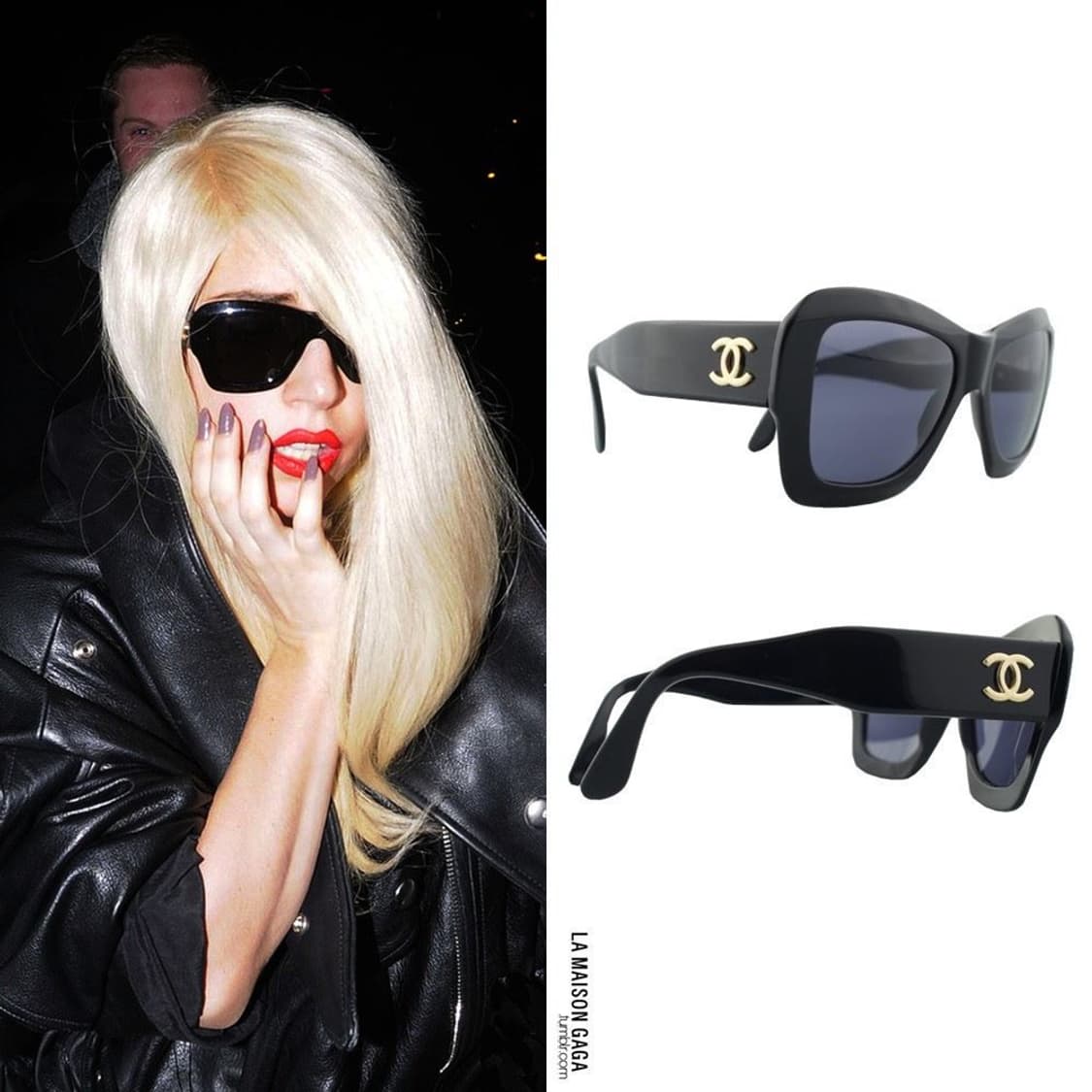 90s 샤넬 선글라스 레이디 가가 착 상품이미지1