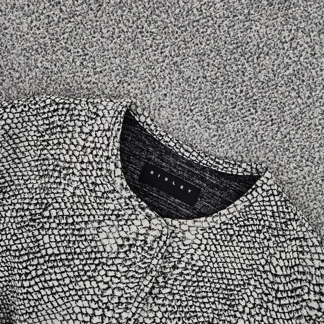 [ONE] 시슬리 파이톤 7부 카라리스 울 코트 자켓 1104JM1 상품이미지2