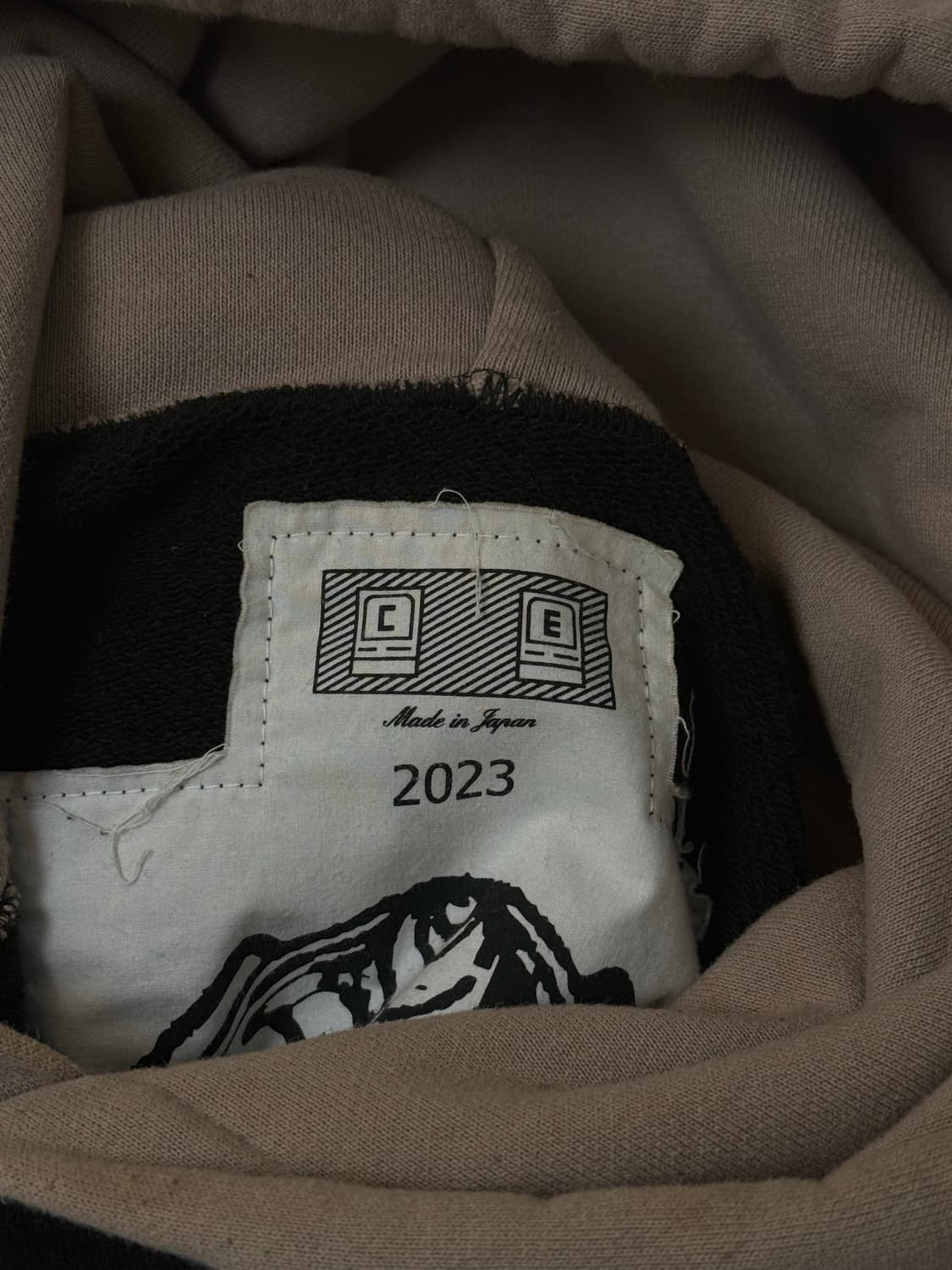 Cav Empt Dichromatic hoodie black gray 상품이미지3
