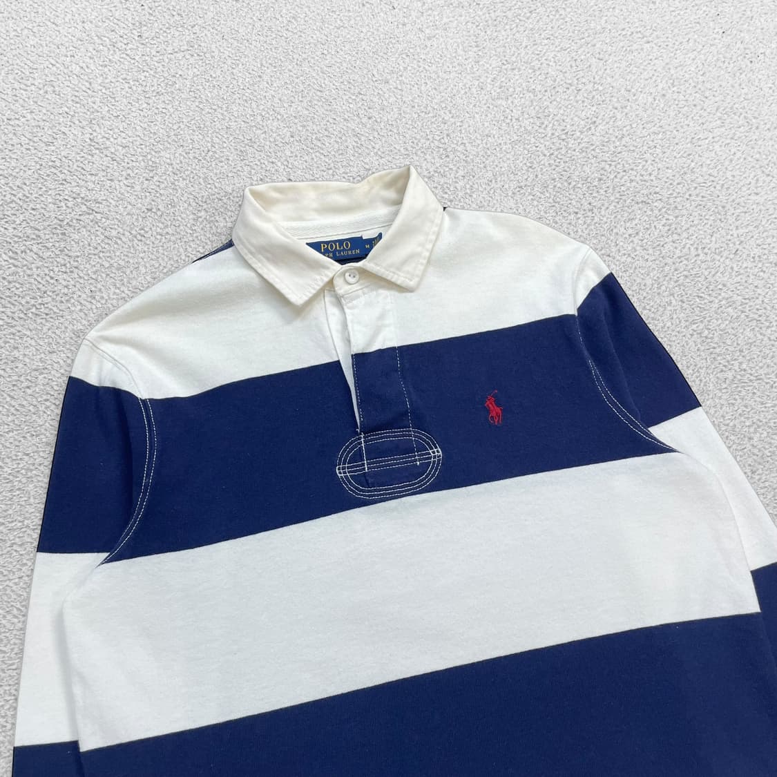 폴로 랄프로렌 아이코닉 럭비 티셔츠 네이비 상품이미지2