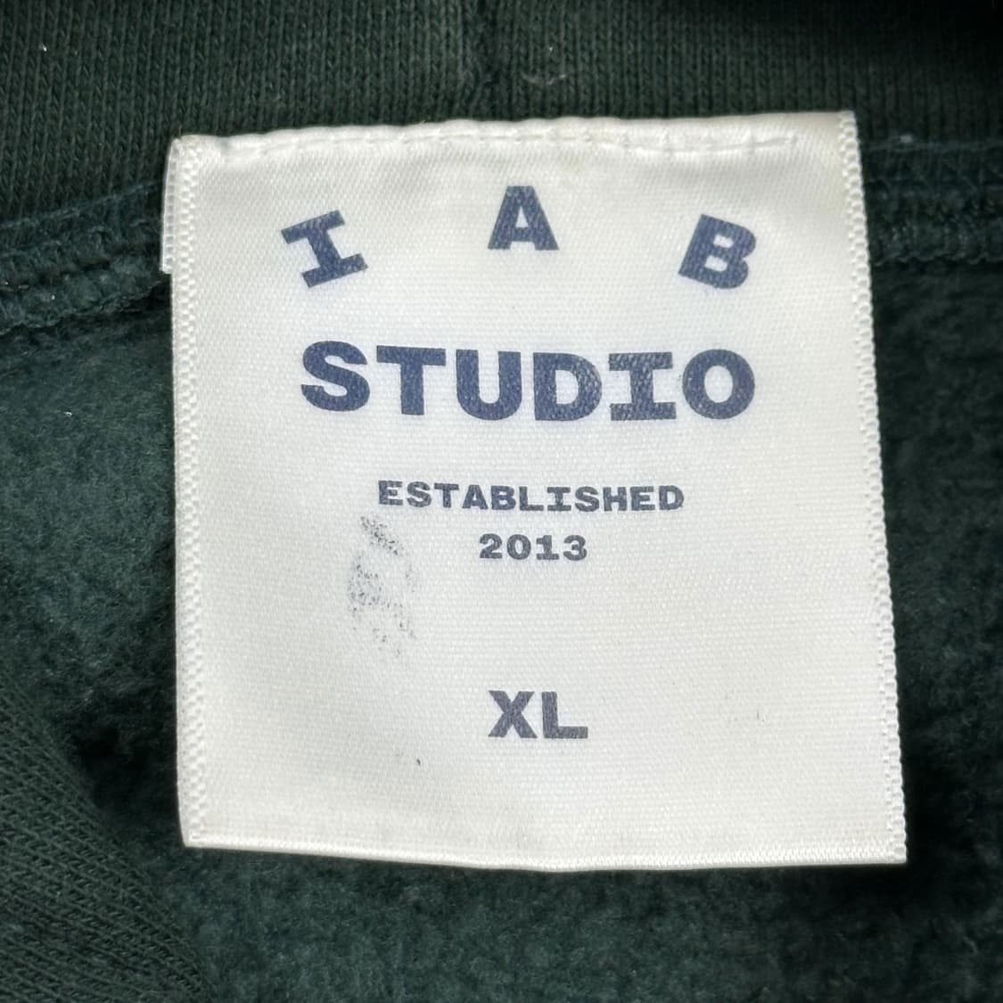 아이앱스튜디오 백로고 그린 크롭 후드티 (XL 여성추천) 상품이미지7