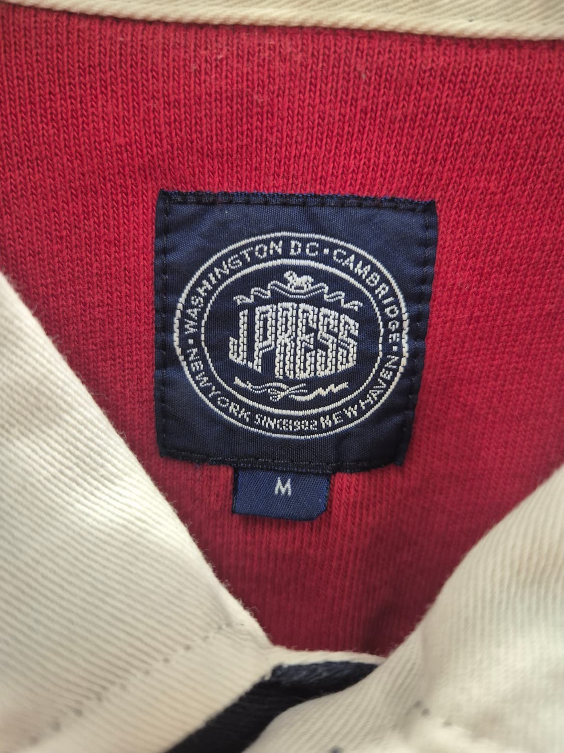 JPRESS 카라맨투맨 레드 M 상품이미지6