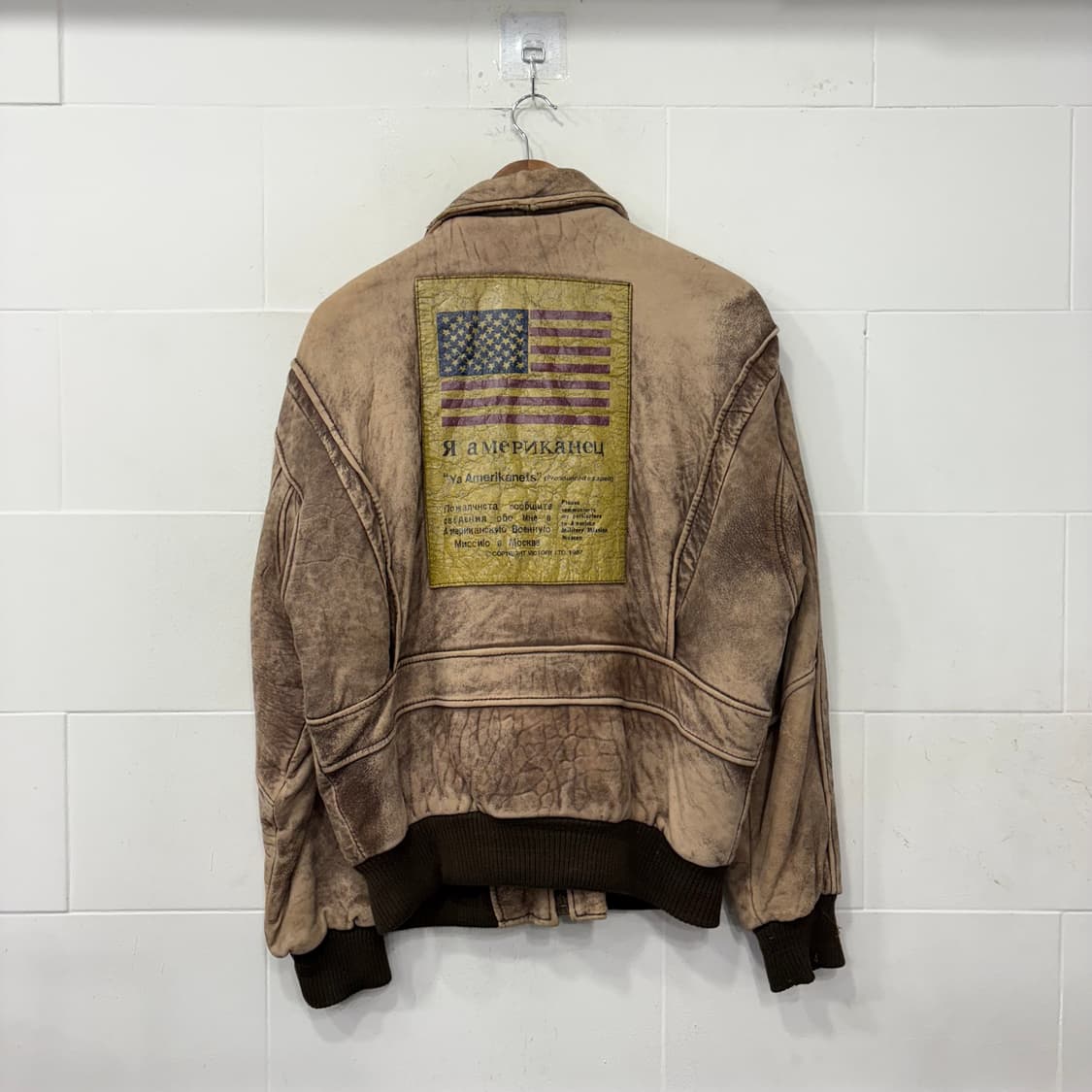 아비렉스 U.S NAVY G-1 레더자켓 상품이미지3