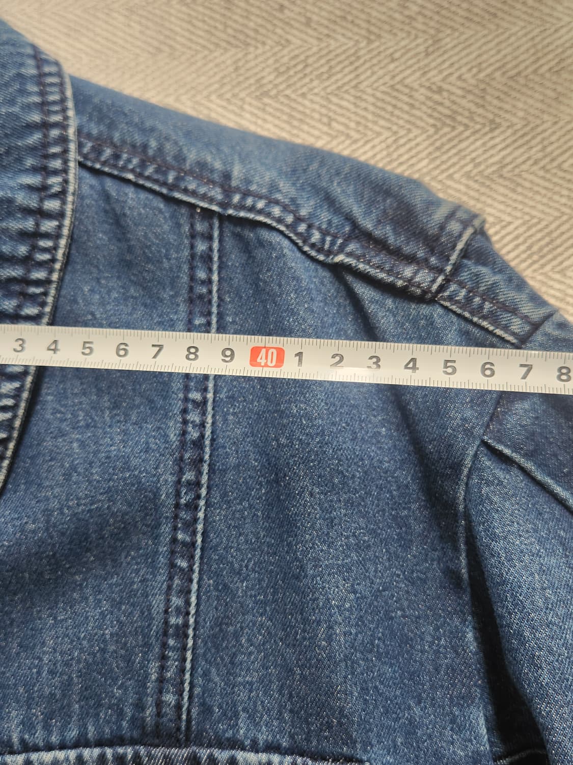 [55] 라삐아프 반팔 데님 자켓 루즈핏 청자켓 Lapiaf 상품이미지10