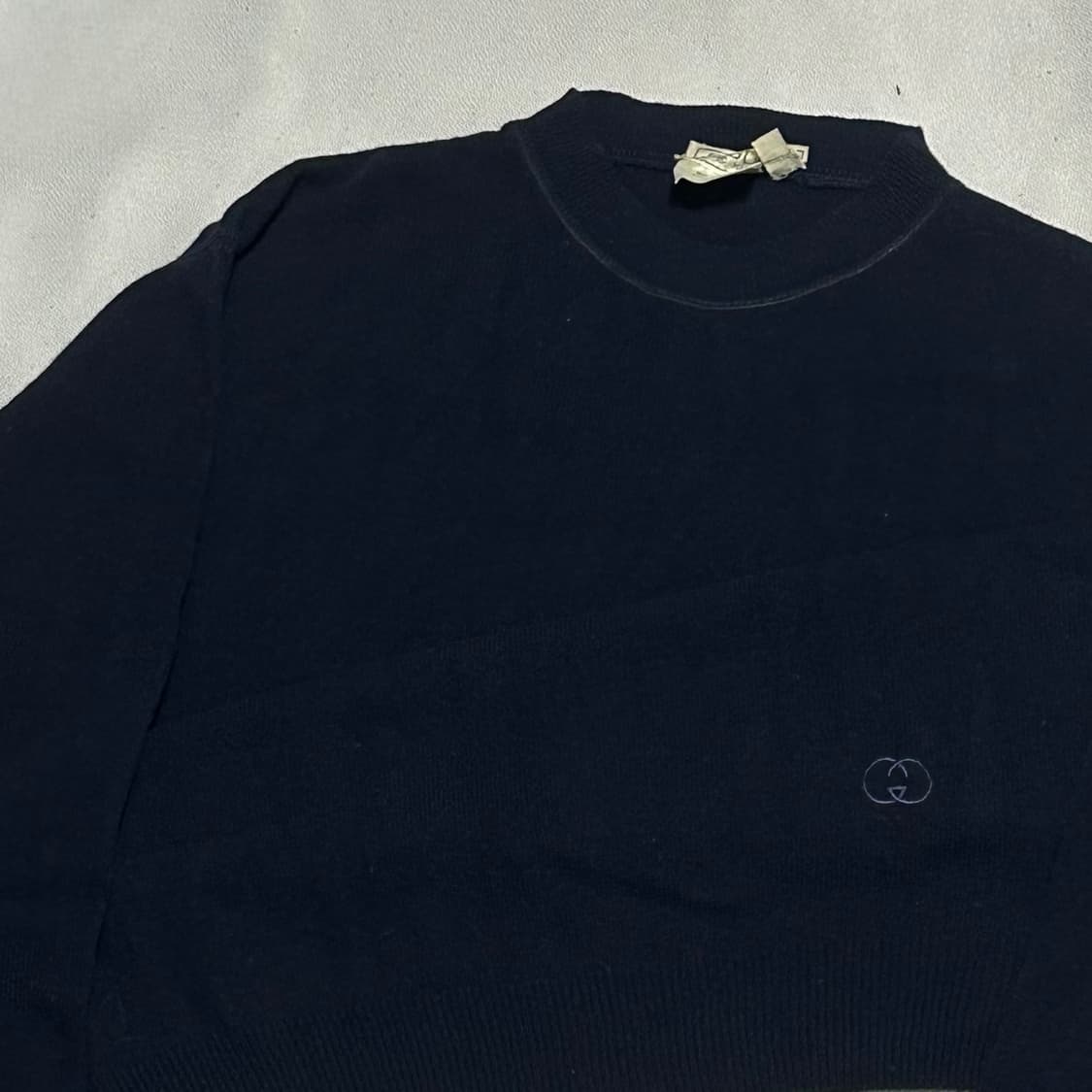 48 구찌 90‘s 네이비 램스울 니트 상품이미지1