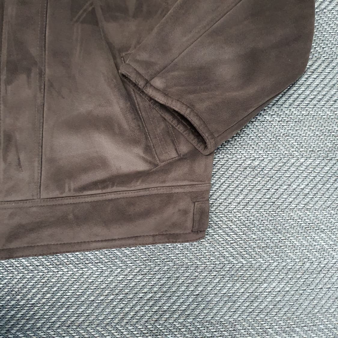 크로커다일 추동 무스탕 집업자켓 남자105~110 상품이미지4