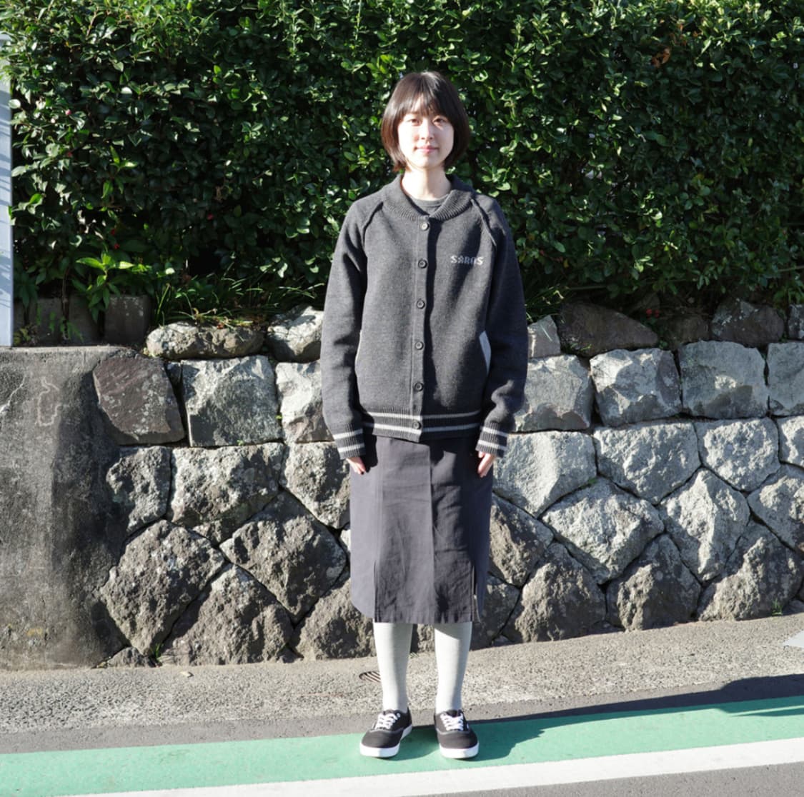 사로스 saros 니트 가디건 차콜 [1] 상품이미지2