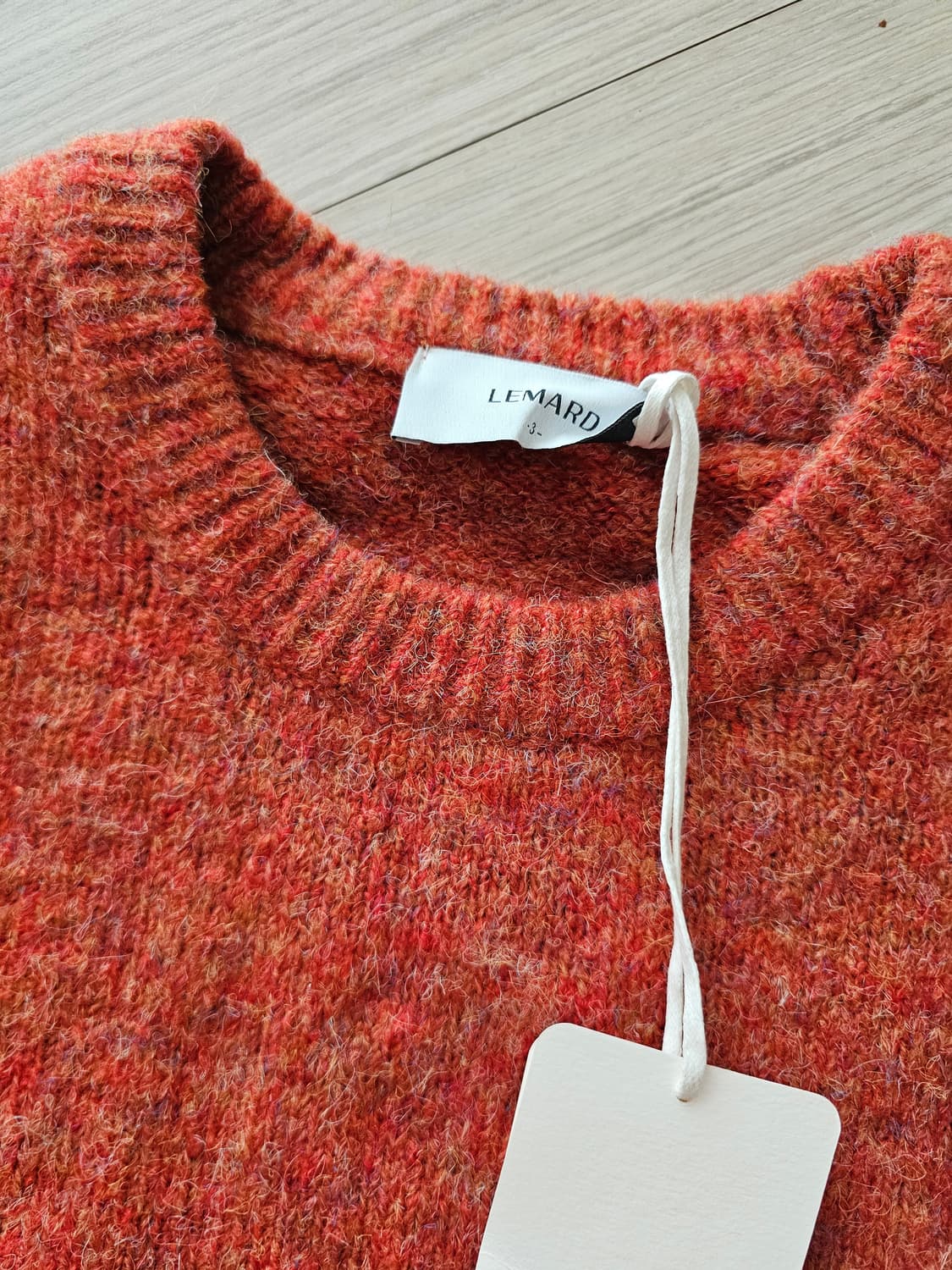 [새상품]르마드 울 오버핏 라운드 니트 3사이즈 상품이미지3