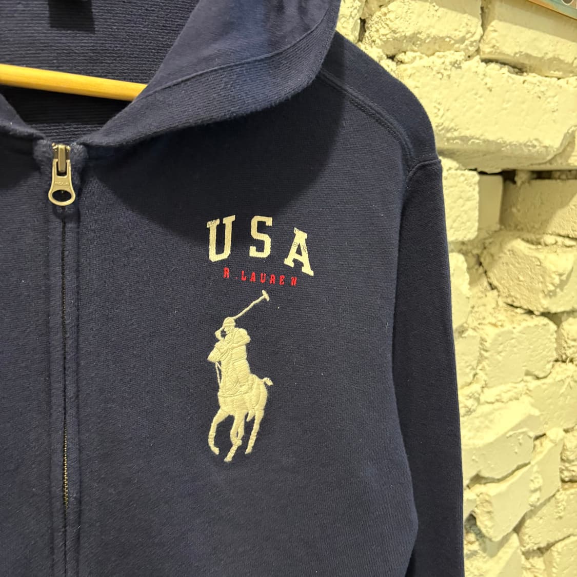 폴로 빅포니3 성조기 후드집업 상품이미지4