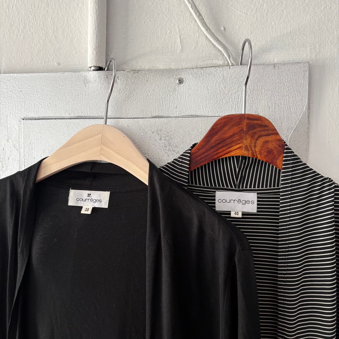 꾸레쥬 스트라이프 오픈 프런트 가디건 상품이미지8