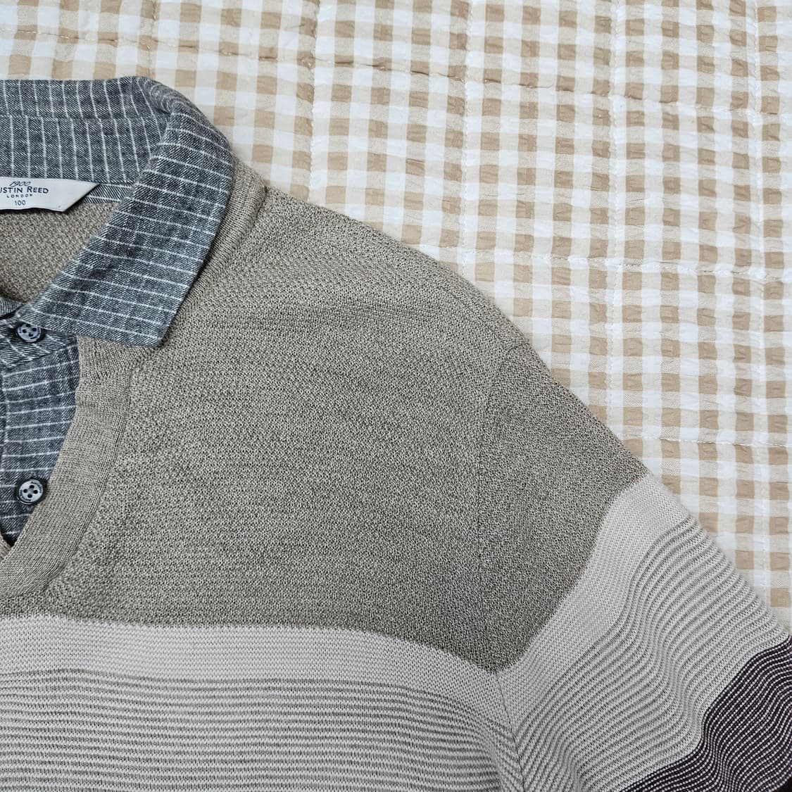 오스틴리드 니트 카라티 남자100 상품이미지3