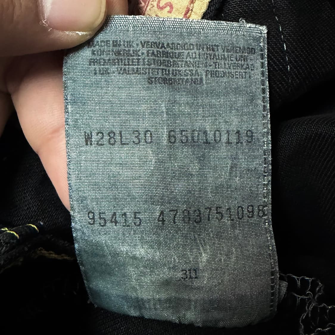 리바이스 501 블랙진 made in ENGLAND (26) 상품이미지7