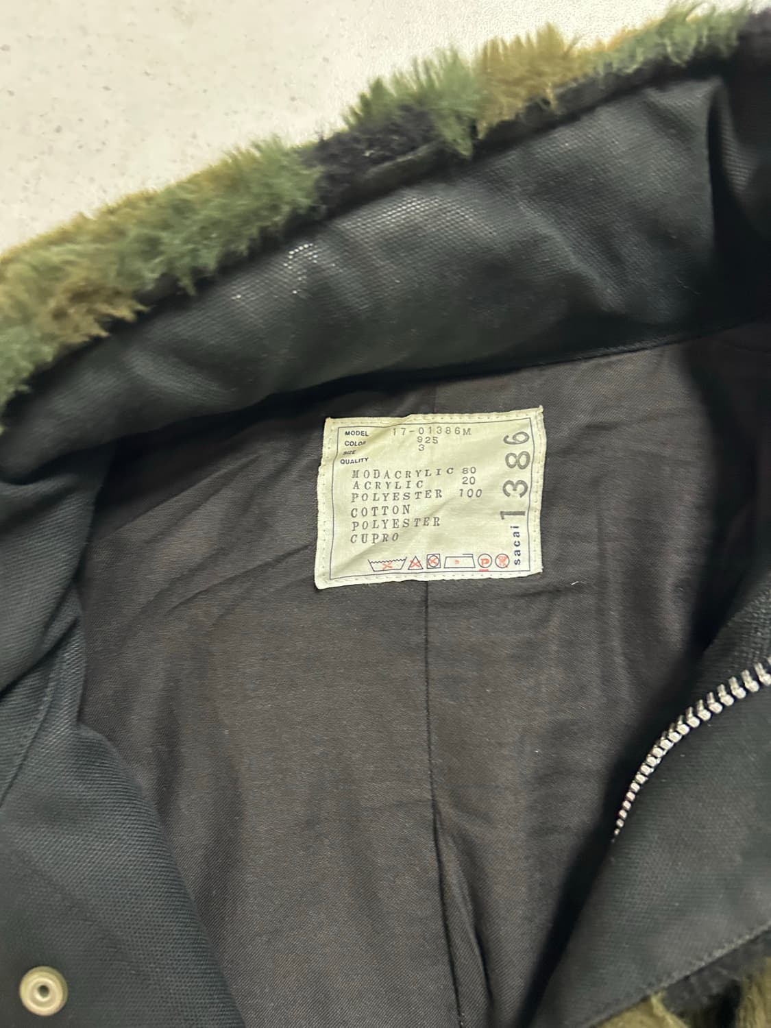 픽셀 카모 사카이 자켓 상품이미지4