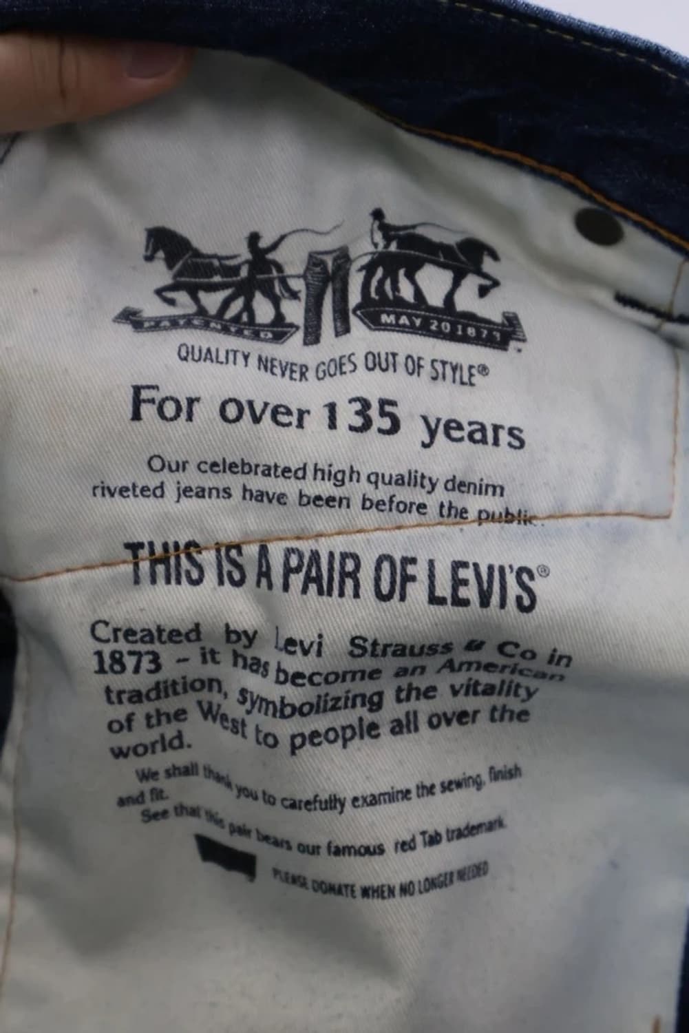 LEVI'S 502 denim pant 상품이미지7