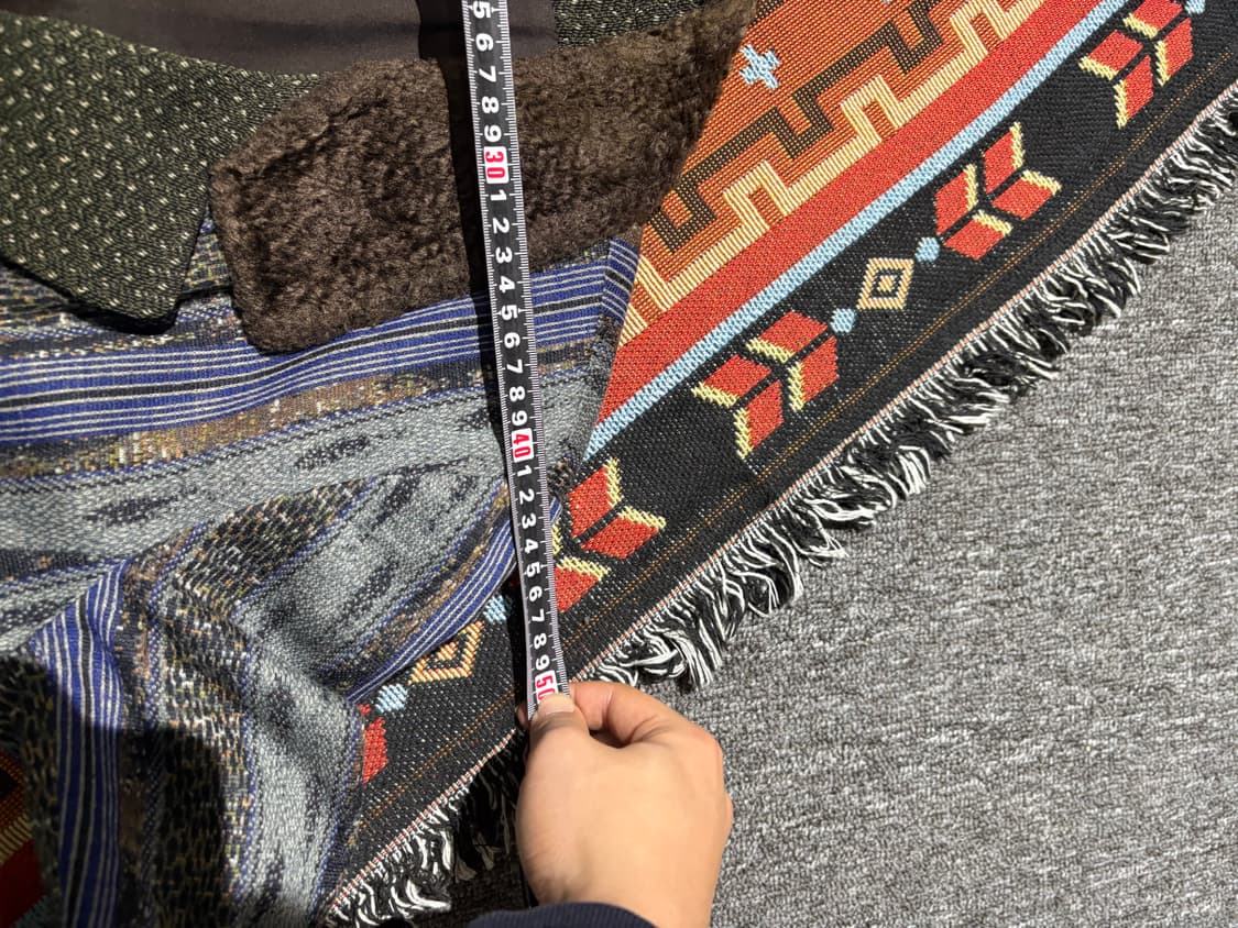 90’s 겐조 빈티지 양털 카라 자켓 상품이미지10