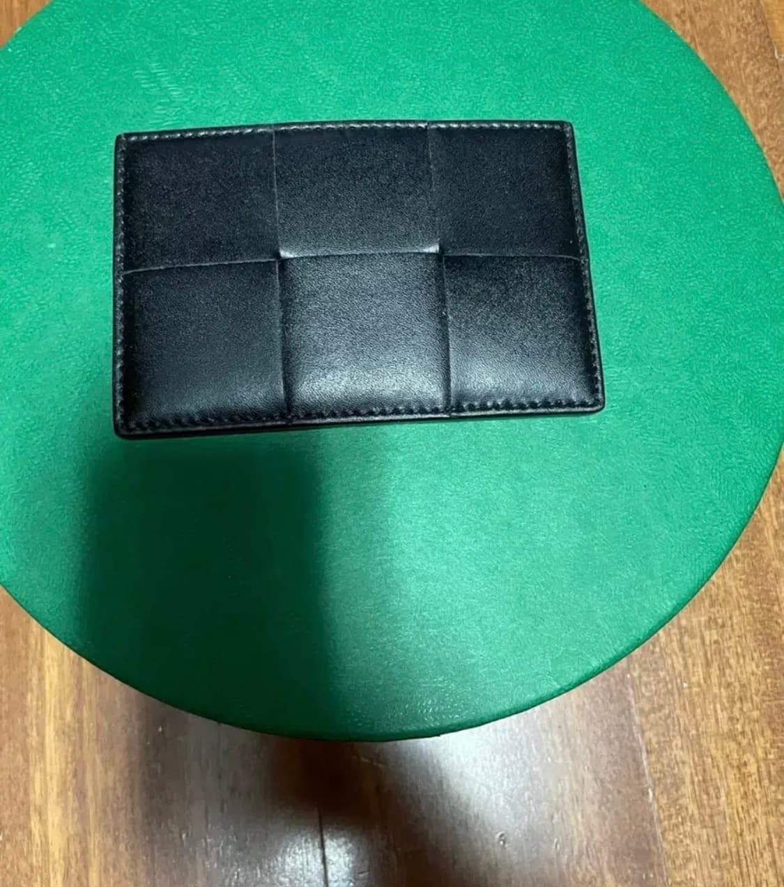 보테가 베네타 카드 케이스 카프스킨 블랙 상품이미지1