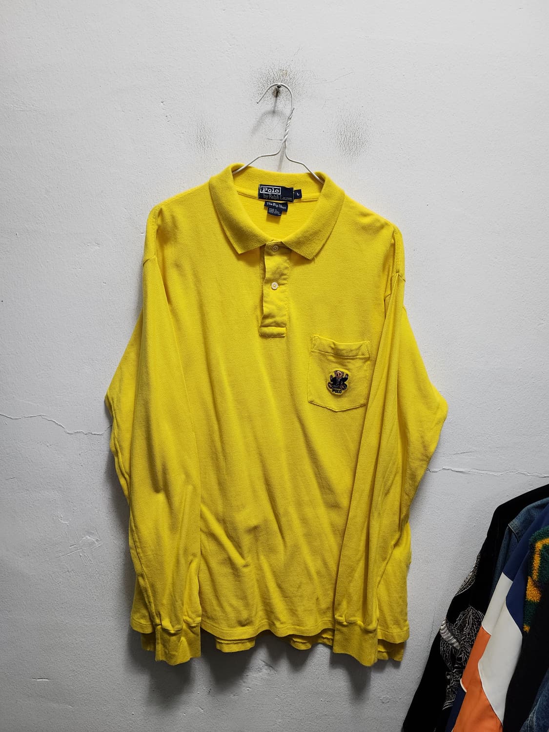 폴로랄프로렌 90s 폴로베어 빅셔츠 카라디 상품이미지1