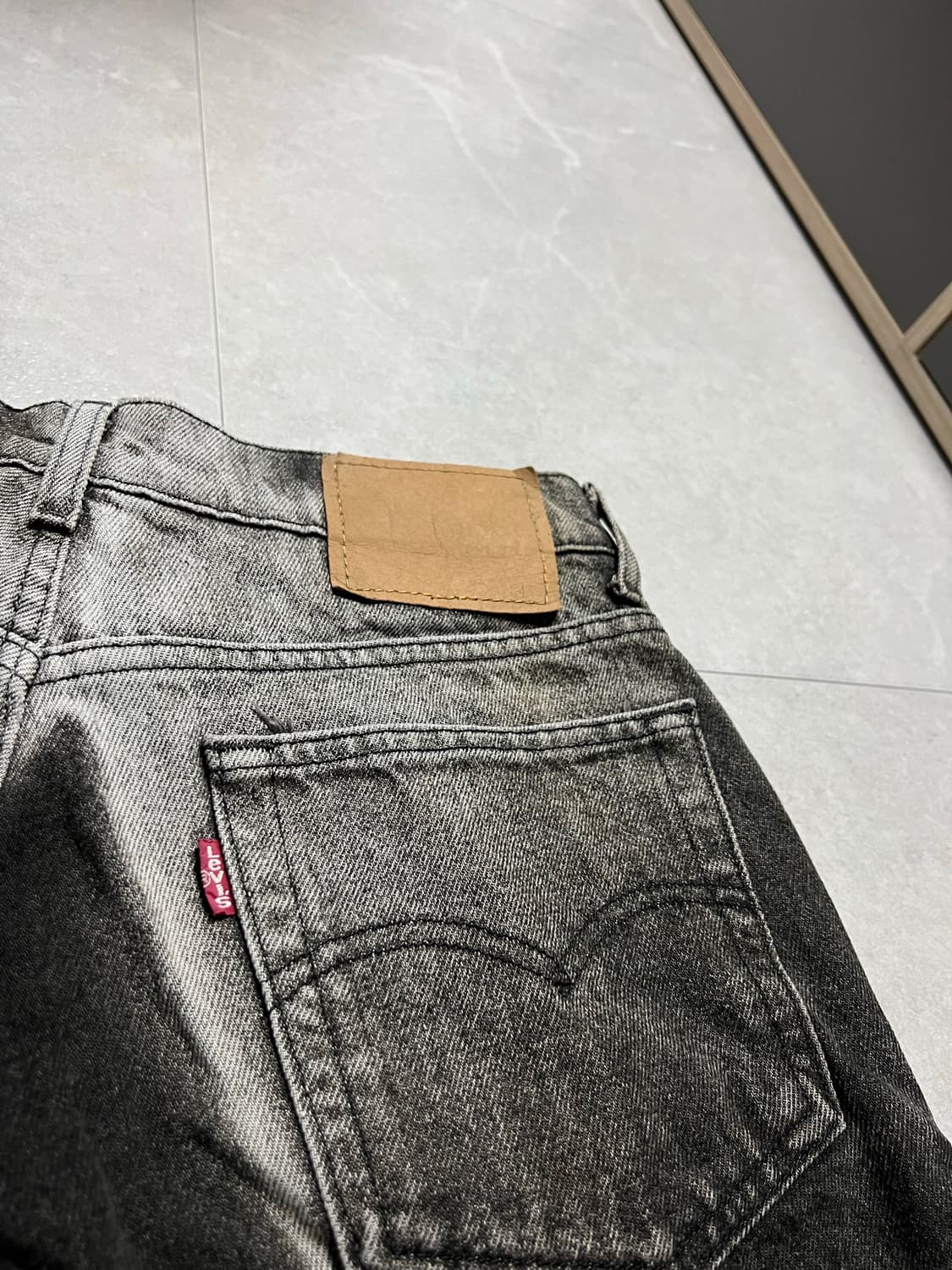 [30] 빈티지 리바이스 512 블랙 워싱 컷오프 데님 팬츠 반바지 상품이미지1