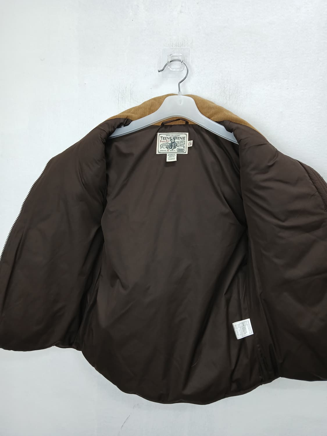 티니위니 퀼팅 조끼 브라운 90 S 상품이미지6