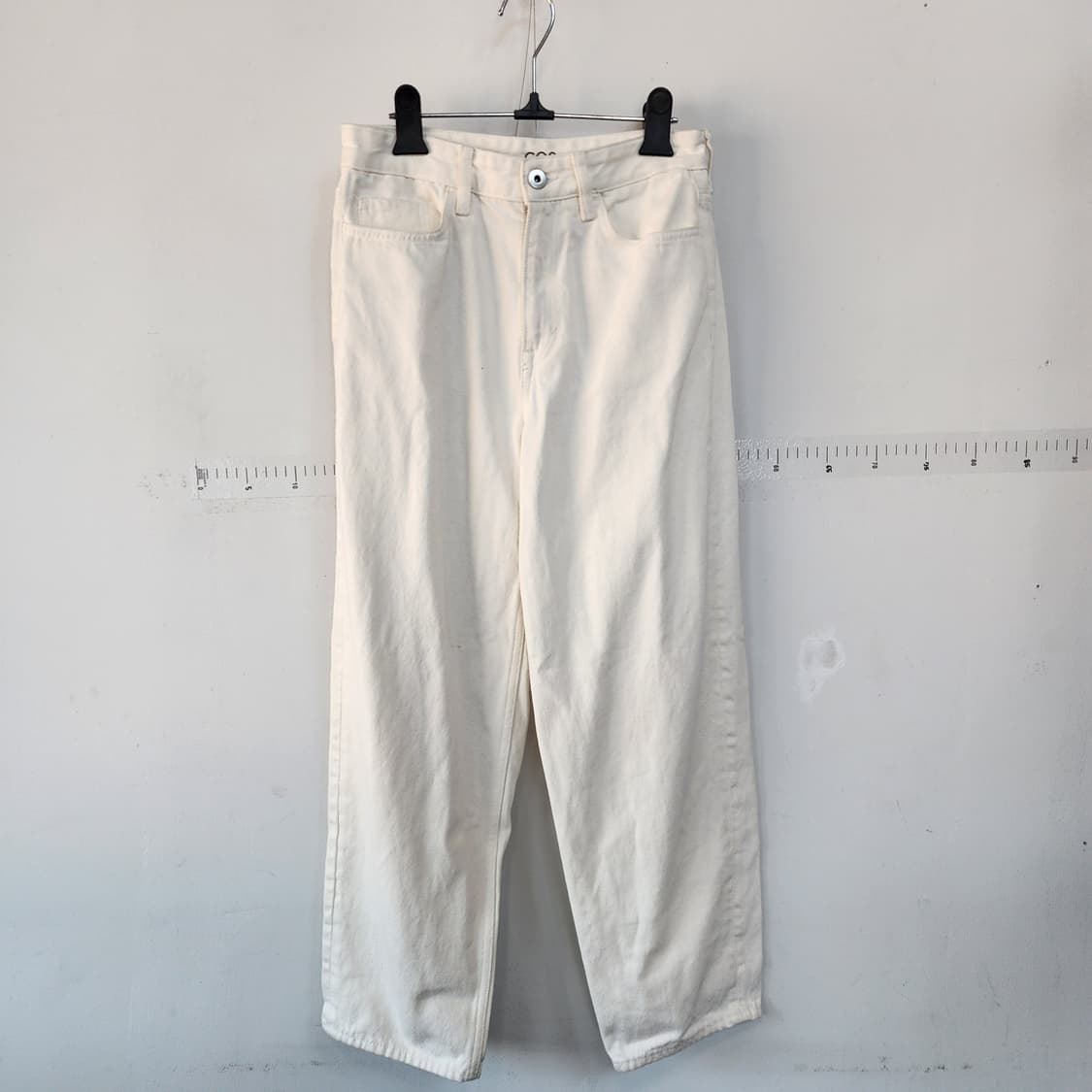 코스 아이보리 와이드 데님 팬츠 상품이미지1