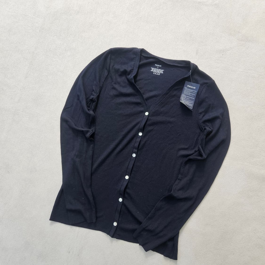 S 새상품 폴햄 여성 브이넥 가디건 0407Y 상품이미지1