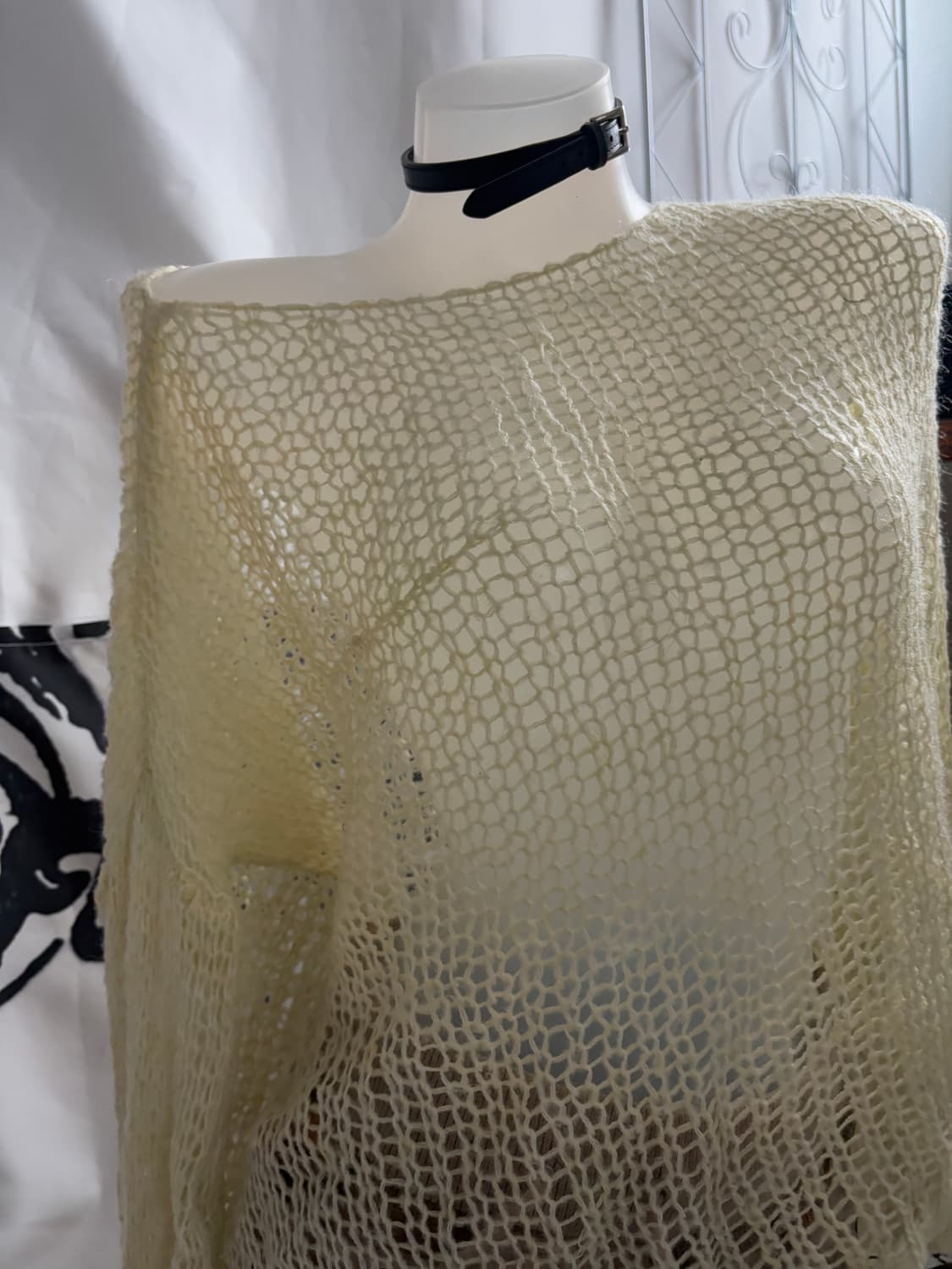 • Ivory crochet knitwear 상품이미지6