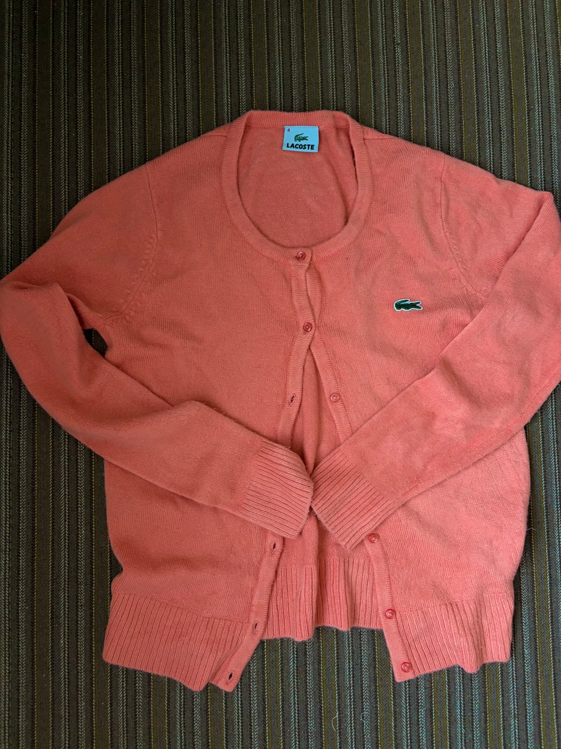 빈티지 라코스테 가디건 상품이미지1