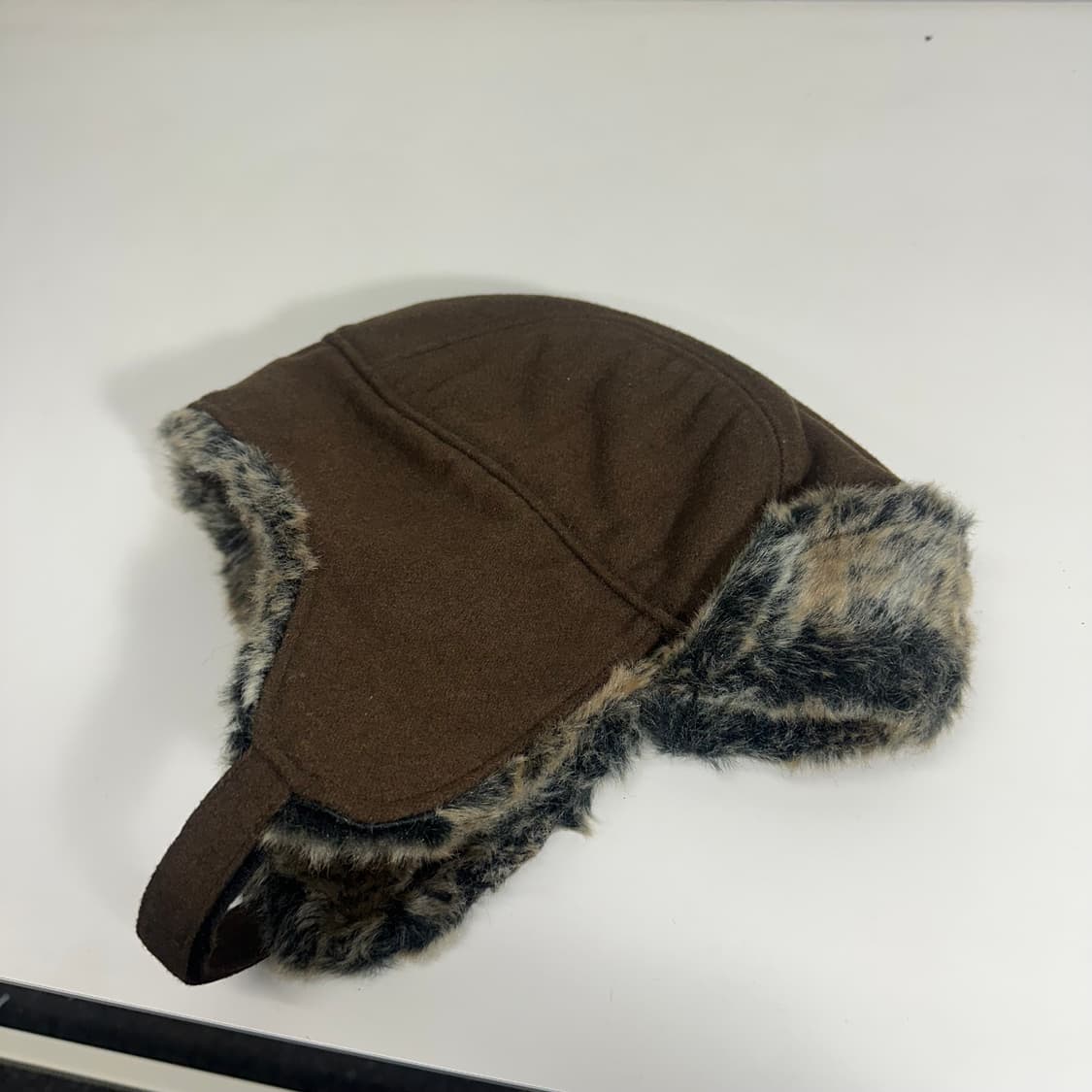 L 빈폴 카키브라운 군밤 털모자 상품이미지3
