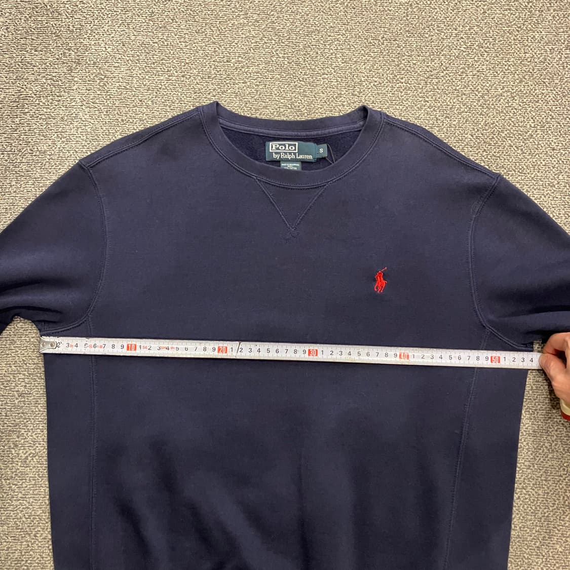 327 폴로 맨투맨 네이비 상품이미지4