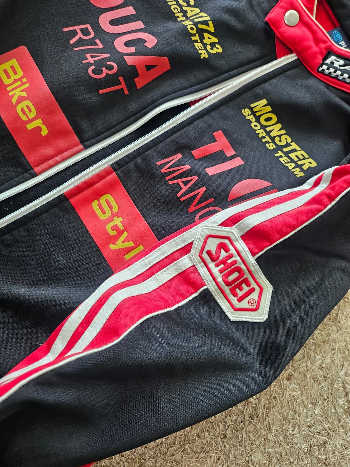 일본(L-95)두가티 빈티지 바이크 라이딩 자켓  상품이미지4