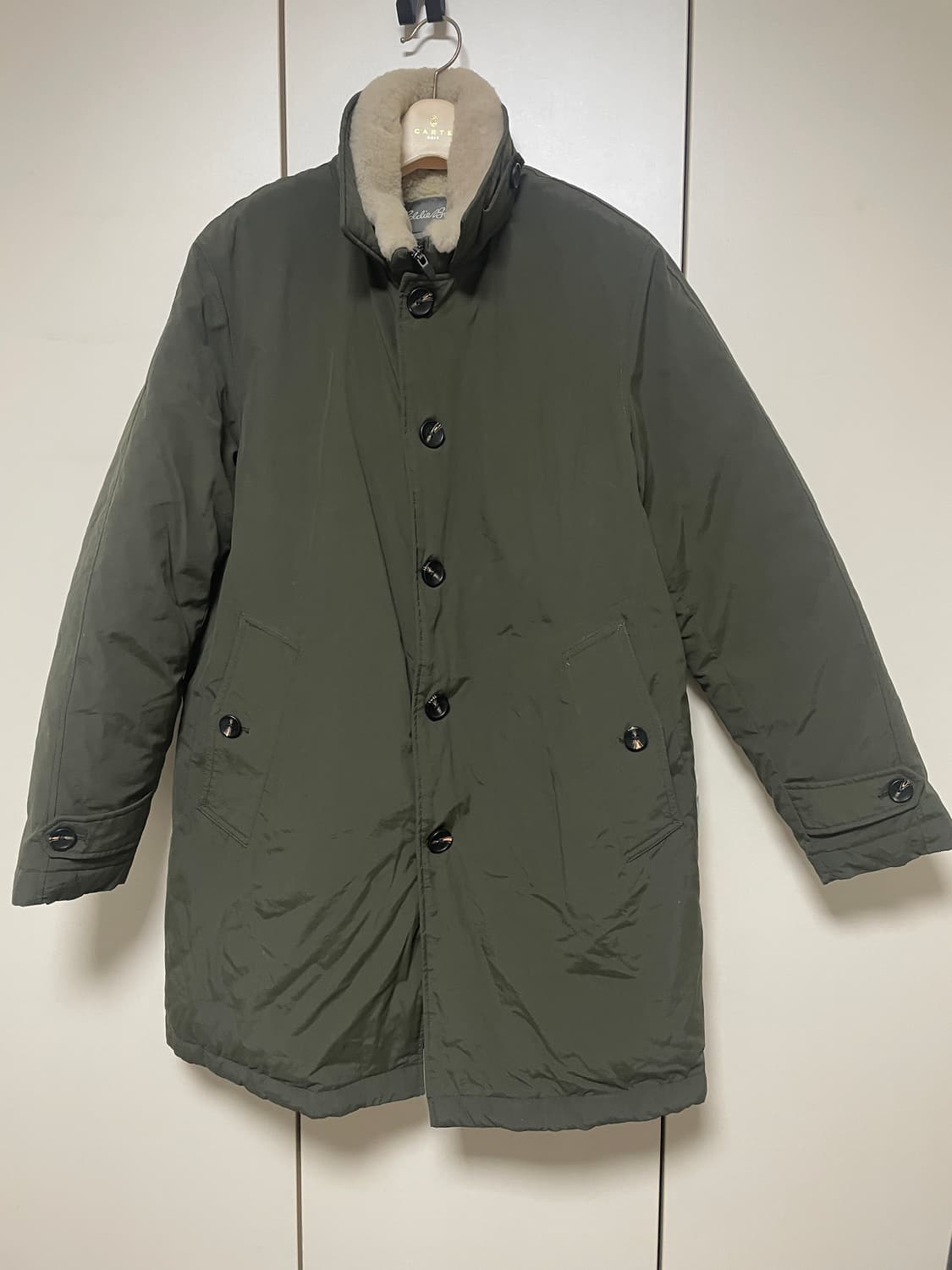 에디바우어 남성 구스다운 패딩 코트 L 상품이미지1