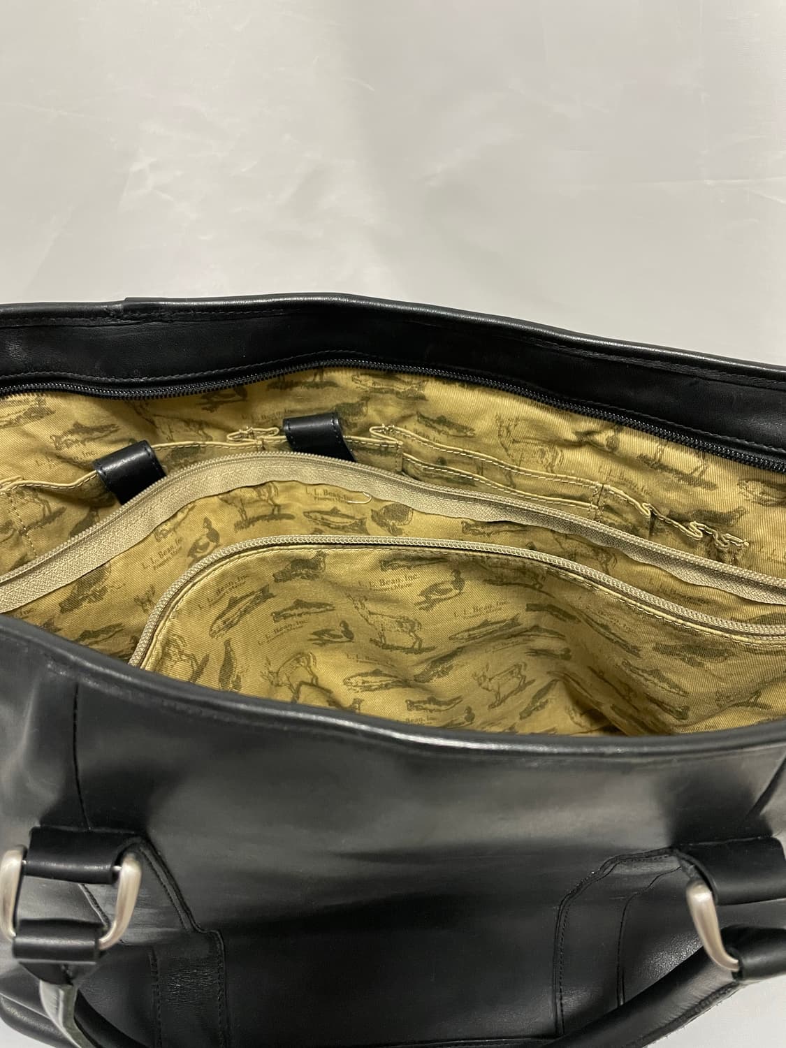 [D.O Archives] 90s 엘엘빈 토트백 라지 - 블랙 레더 상품이미지6