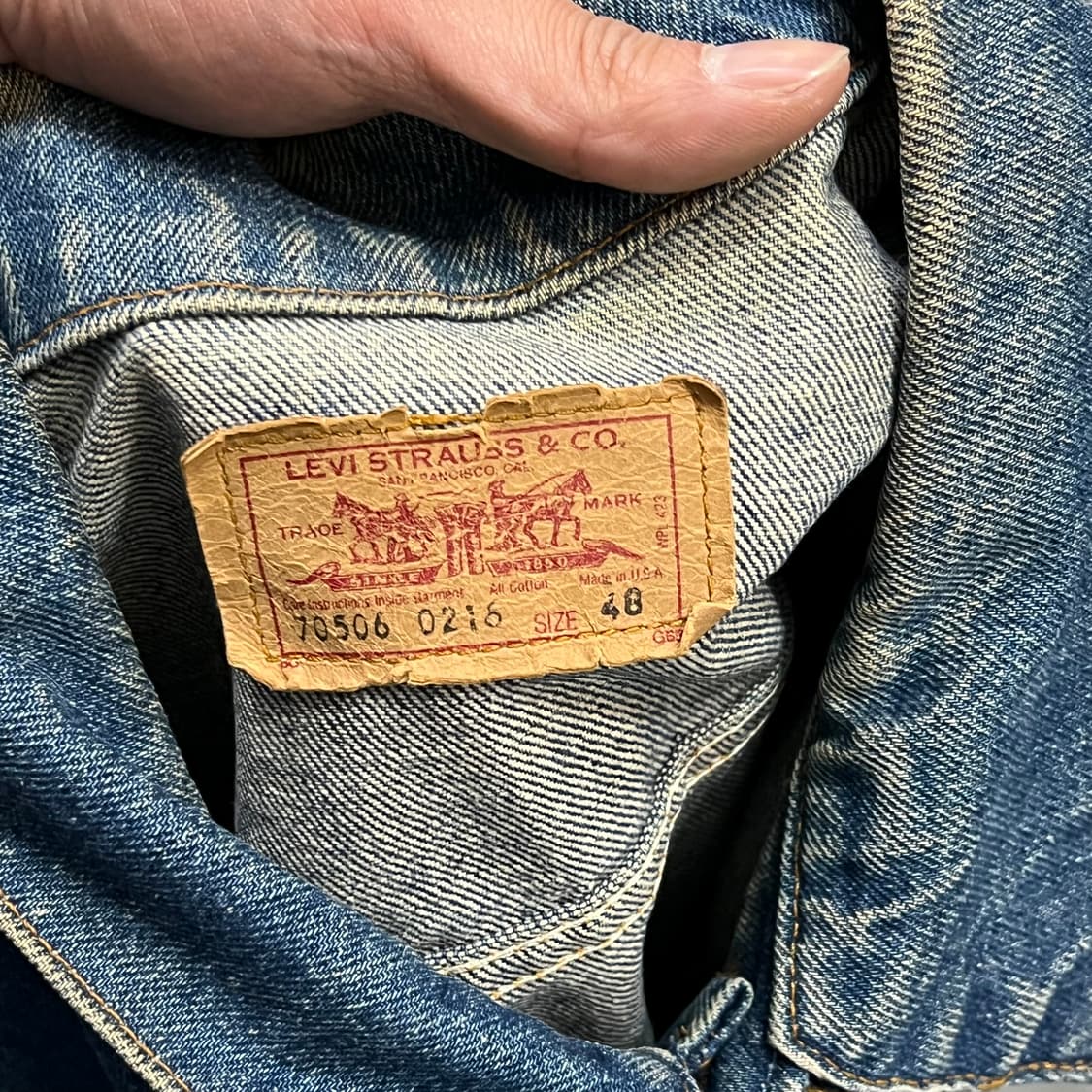  USA 리바이스 데님 트러커 자켓 y15827 상품이미지5