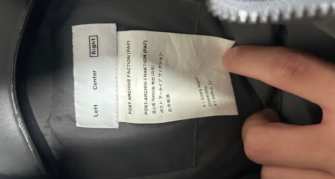 [L] paf 파프 3.1 RIGHT 패딩 상품이미지3