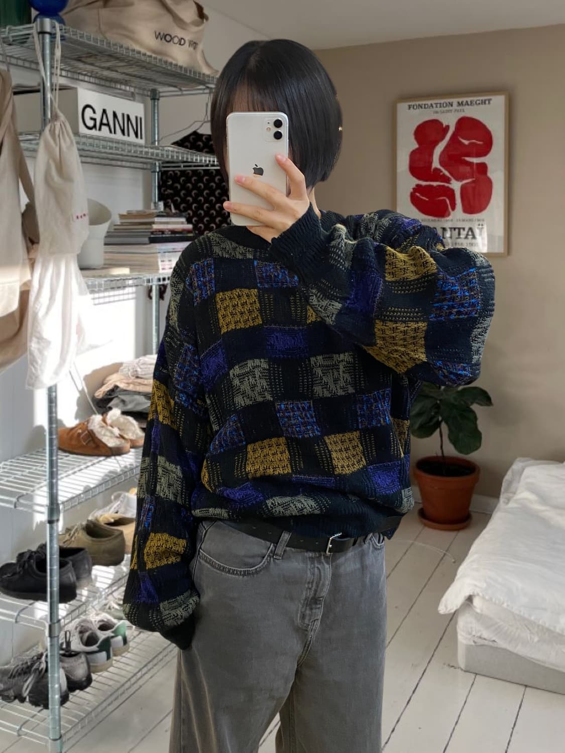 빈티지 패턴 니트 (Man L) AA0989 상품이미지2