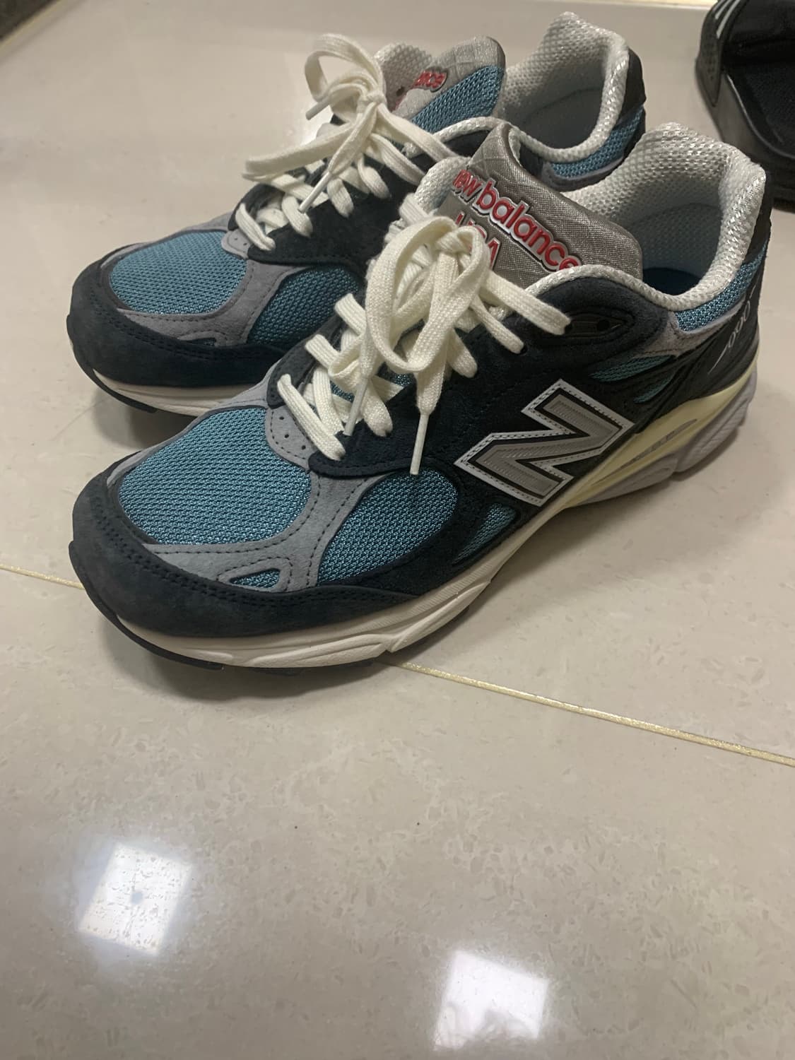 뉴발란스 990v3 메이드인 USA 네이비 스프링 타이드 상품이미지2