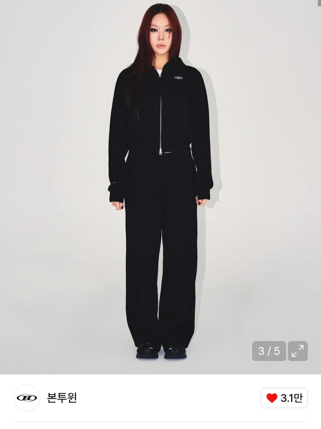 본투윈 니트 트레이닝 셋업 상품이미지3