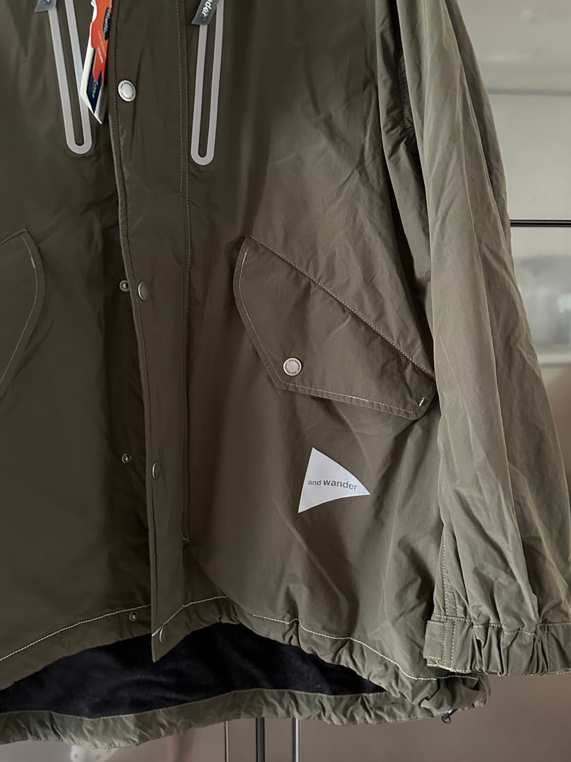 앤드원더 24fw Octa 피쉬테일 파카 그린  상품이미지3