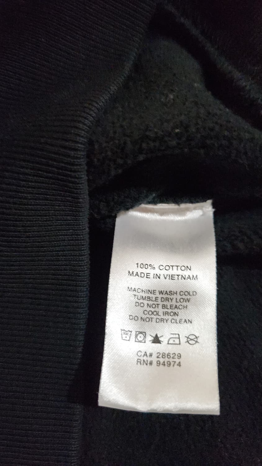 스투시 블랙 스몰로고 후디 XL 상품이미지4