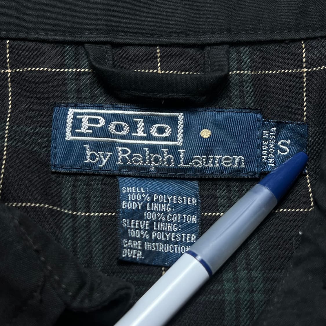 폴로 랄프로렌 바이스윙 자켓 블랙 S 상품이미지3
