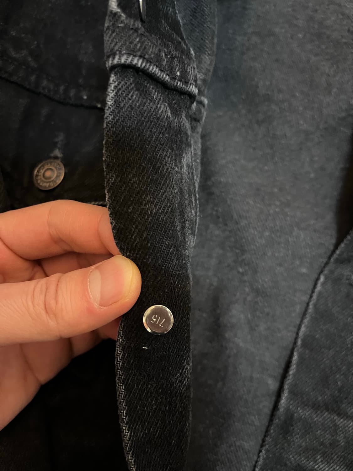 리바이스 90‘s usa 흑청자켓 상품이미지3