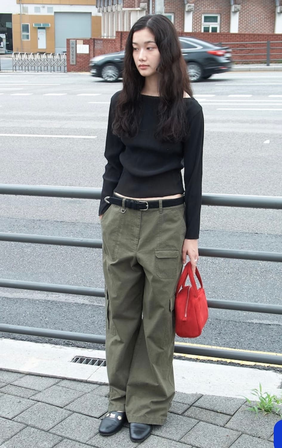 디애퍼처 카펜터 루즈팬츠 카키s 상품이미지1