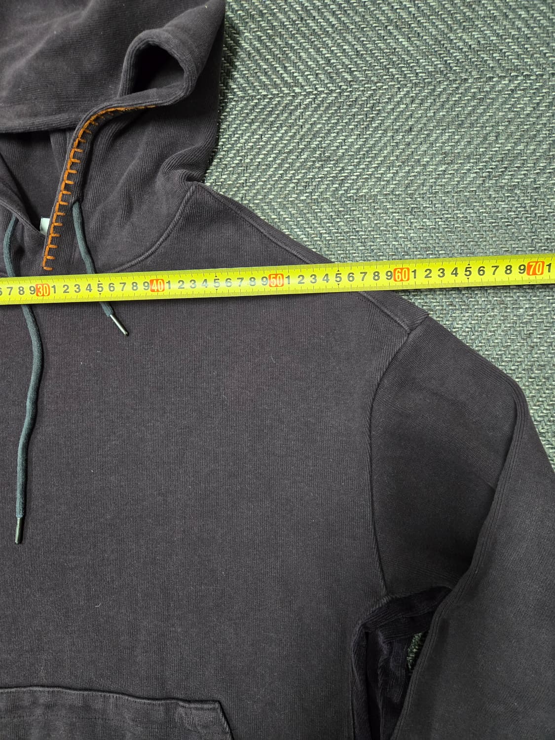 커스텀멜로우 스티치 포인트 후드티 상품이미지5