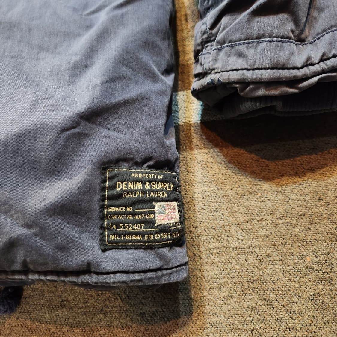 폴로 데님앤서플라이 덕다운 N-3B 파카 패딩 S 95 상품이미지2